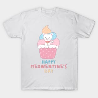 Happy Meowentines Day T-Shirt